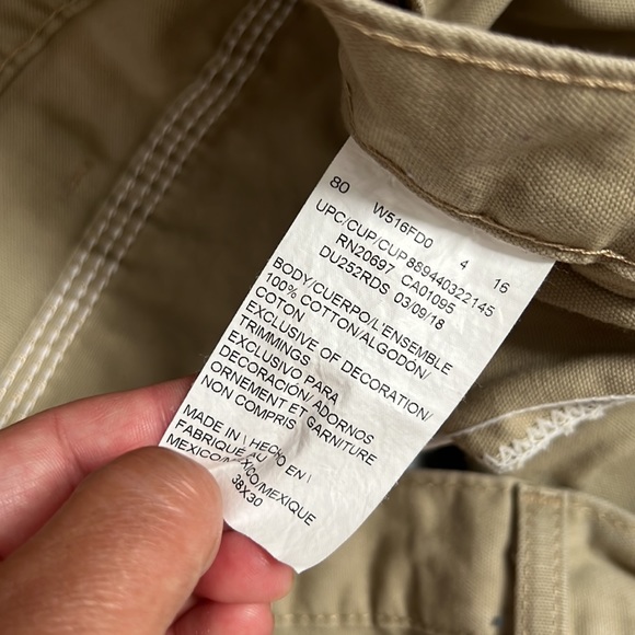 Dickies Relaxed Fit Cargo Khaki Pants Sz 38/30 - Picture 4 of 7